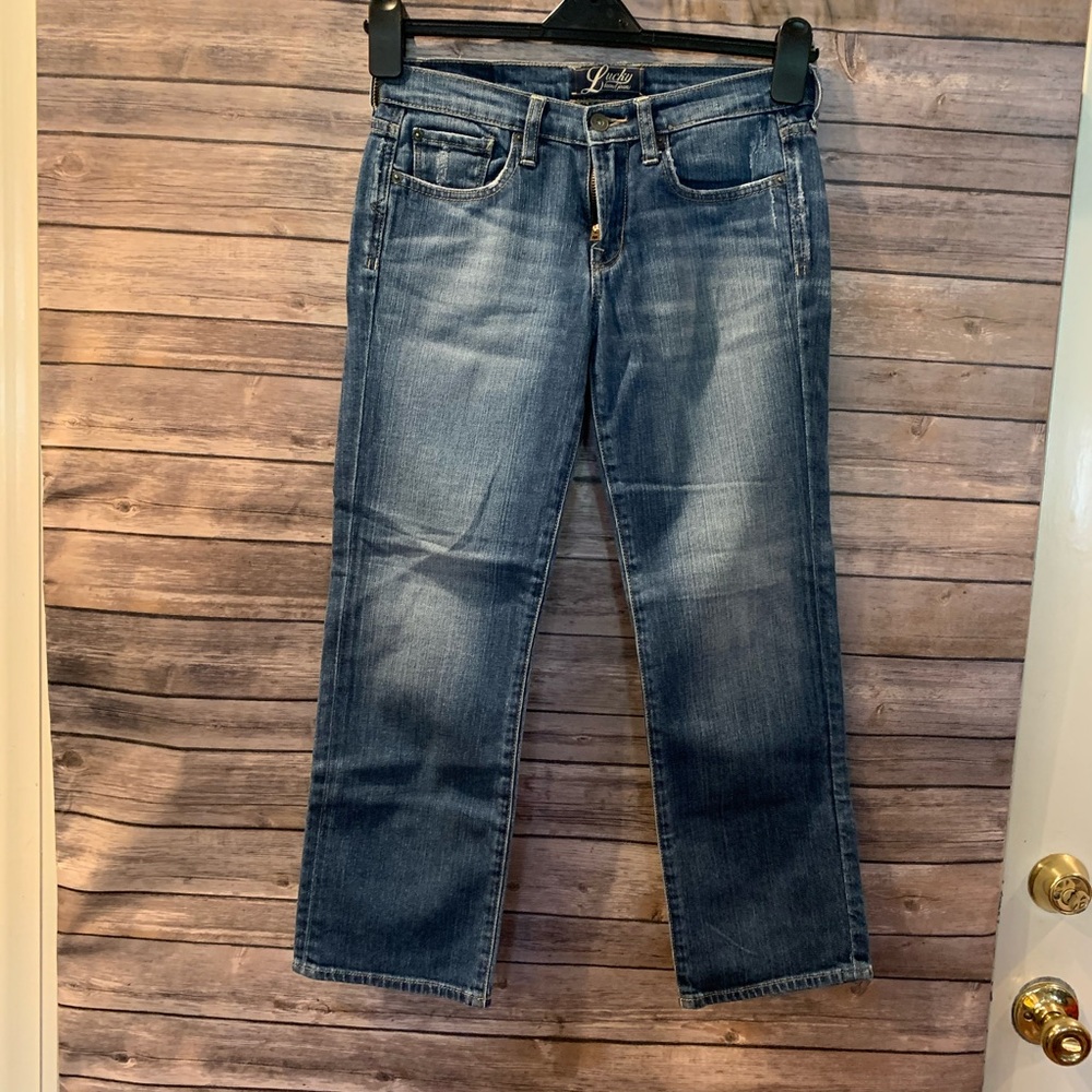 Lucky brand cropped jeans